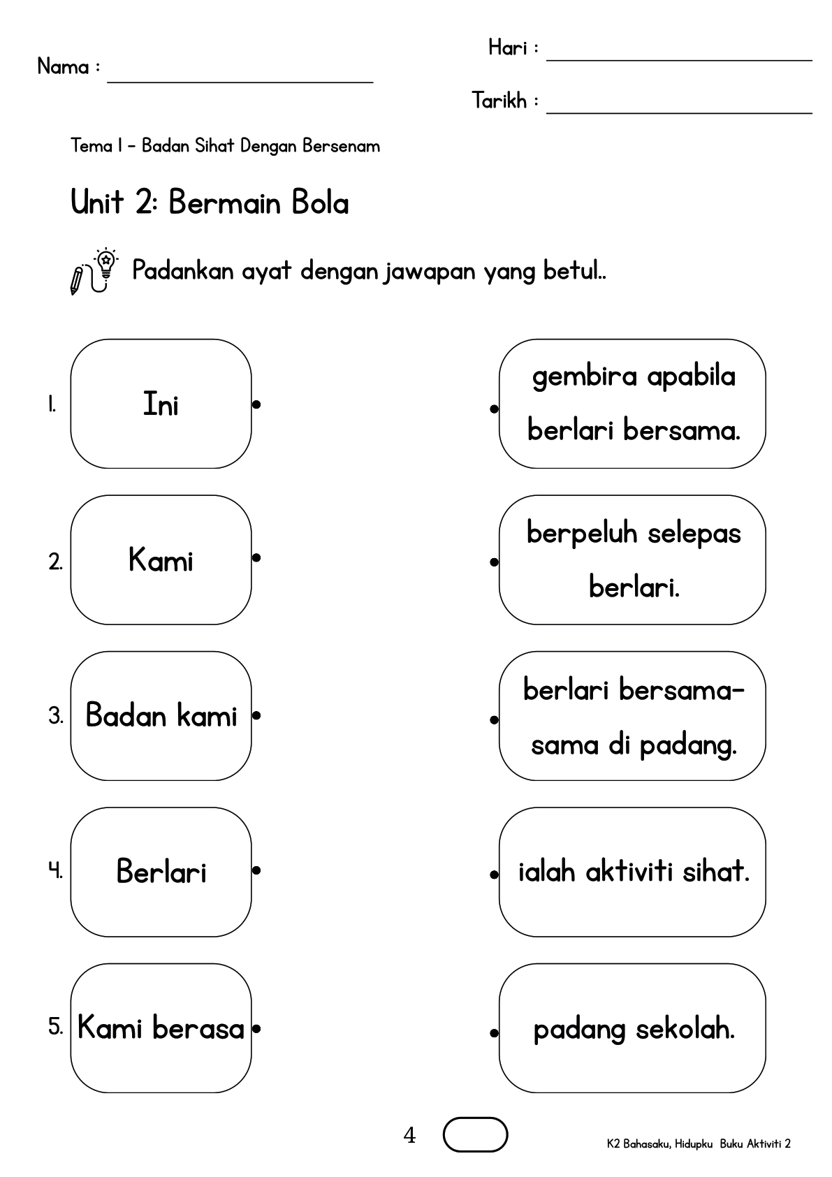 Buku Aktiviti m/s 4