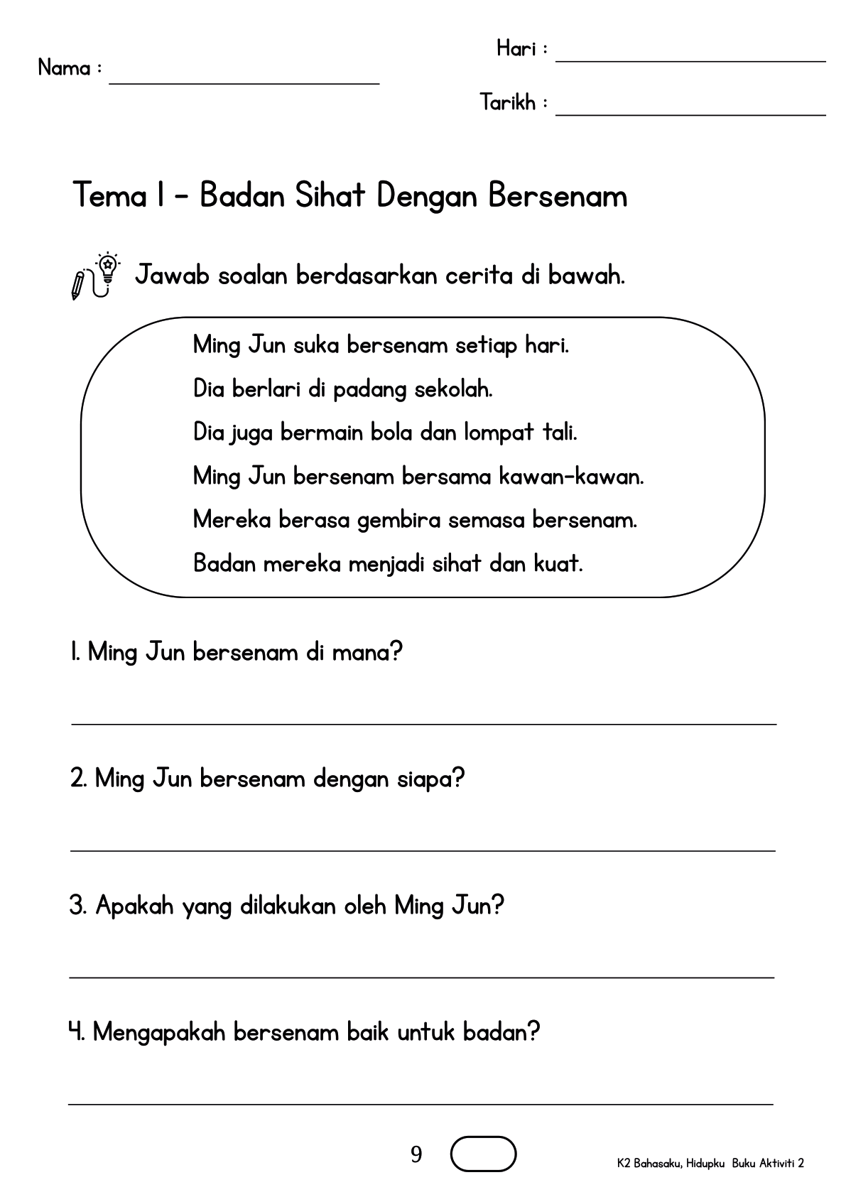 Buku Aktiviti m/s 9
