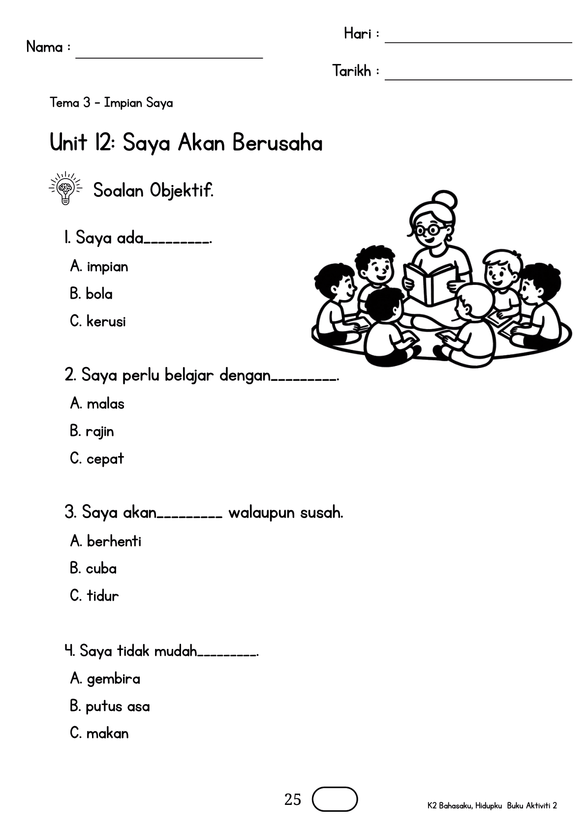 Buku Aktiviti m/s 25