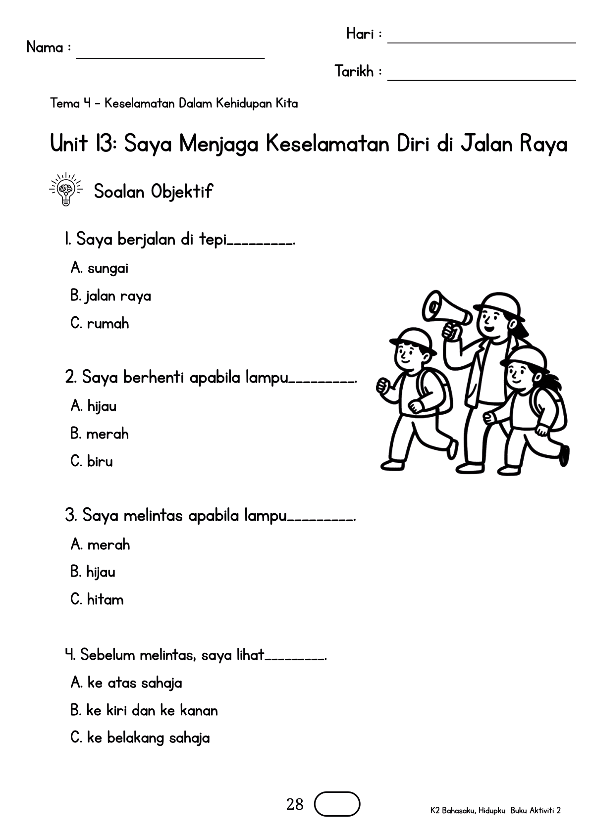Buku Aktiviti m/s 28