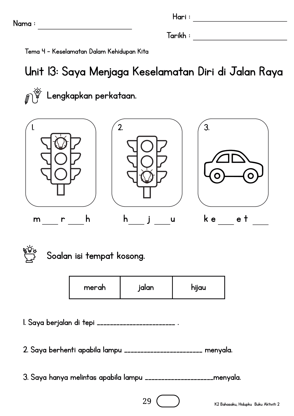 Buku Aktiviti m/s 29