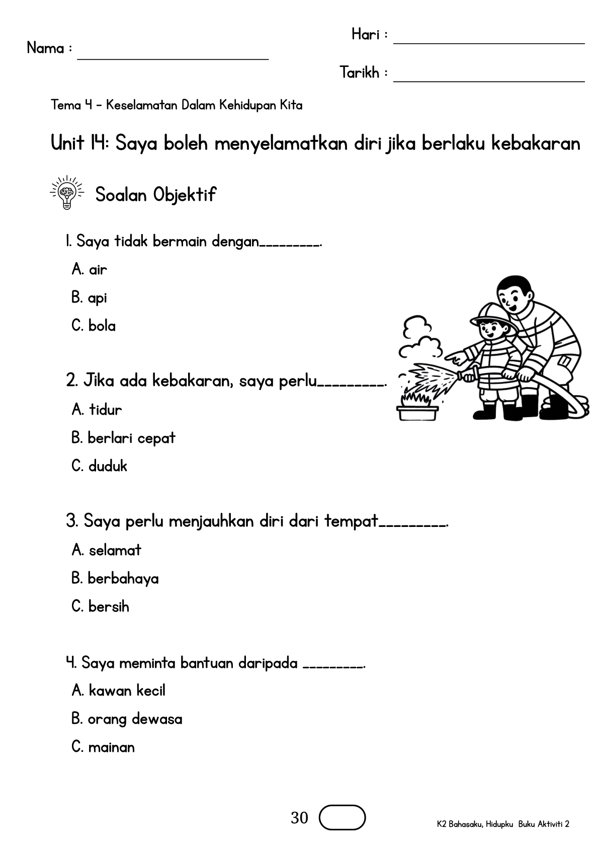 Buku Aktiviti m/s 30