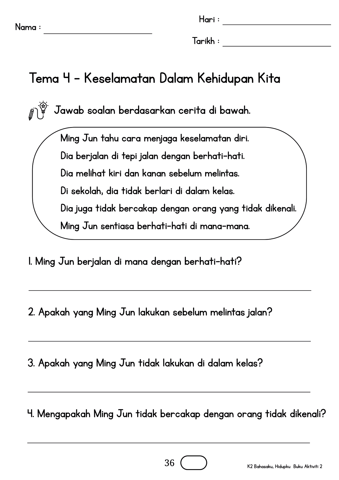 Buku Aktiviti m/s 36